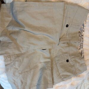 Charlotte Russe Metallic Silver Shorts